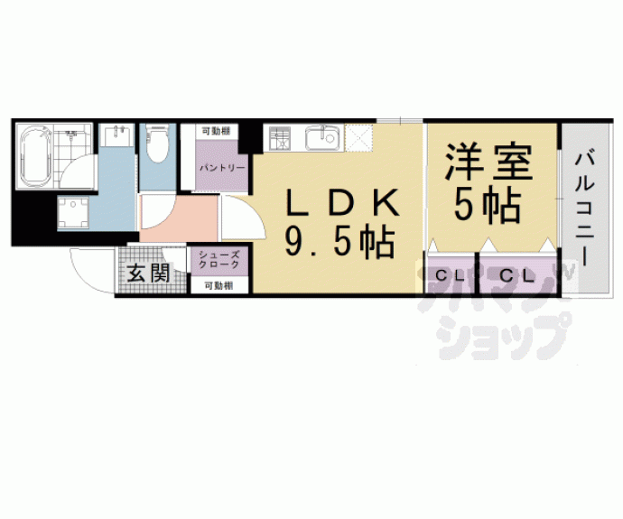 【ベラジオ雅び京都烏丸西】間取