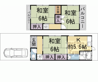 【淀樋爪町貸家】