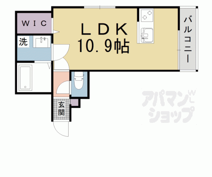 【仮称）御陵中筋町共同住宅】間取