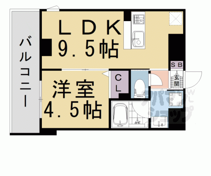 【Ｓｈａ　Ｍａｉｓｏｎ　御幸町御池】間取