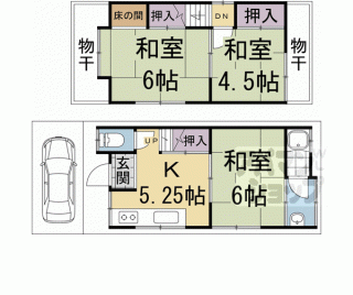 【淀際目町貸家】