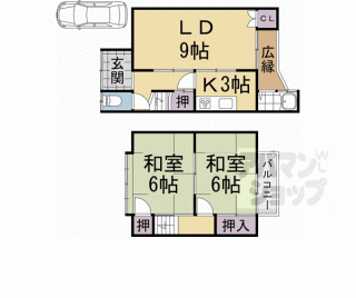 【槇島町南落合貸家】