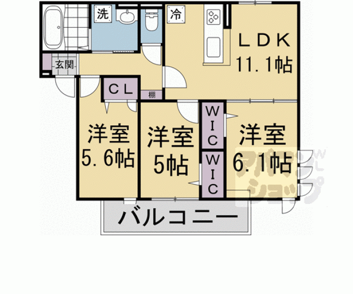 【Ｄ－ＲＯＯＭ京都壬生】間取