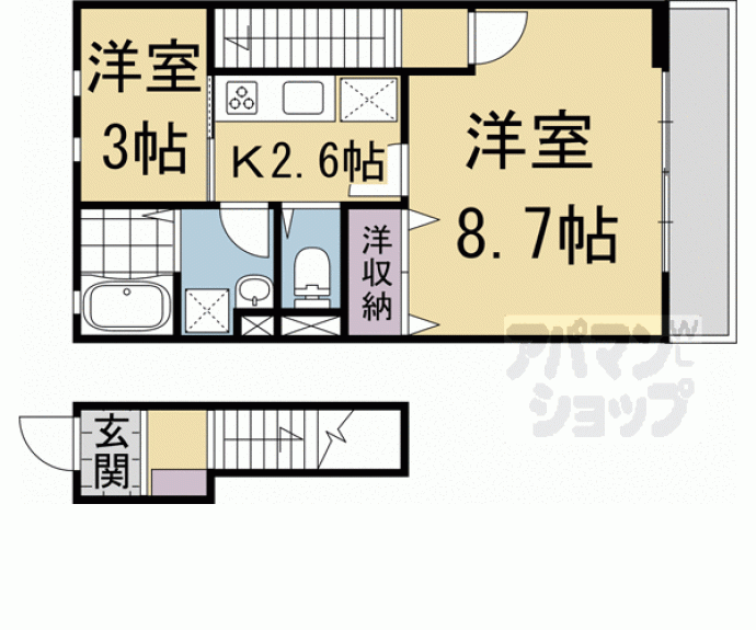 【すみれマンション】間取