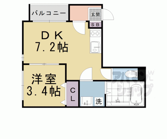 【ウェルビー山科】間取