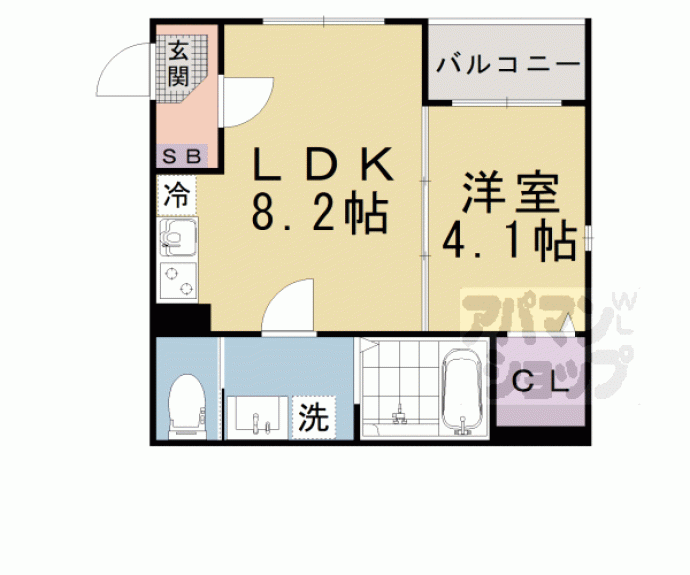 【ウェルビー山科】間取