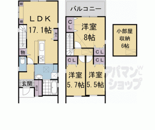 【桃山町山ノ下貸家】