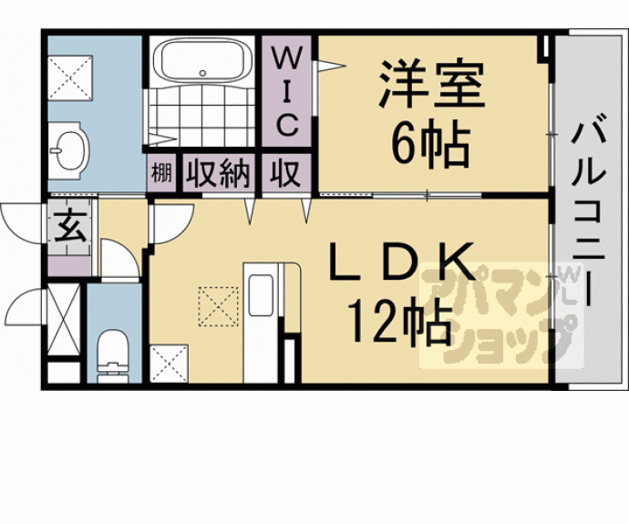 【フルール　アムール】間取