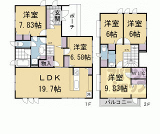 【西賀茂水垣町８０－２貸家】