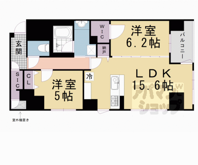 【ＳＴＡＮＤＺ河原町五条】間取