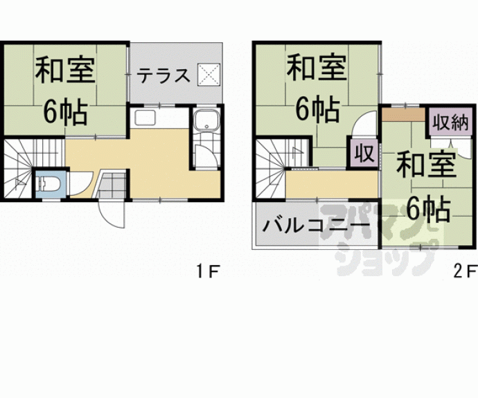 【パールハイツ】間取