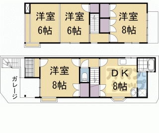 【伊勢田町中山貸家】