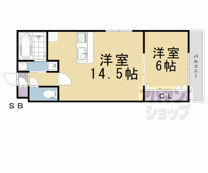 【菊岡家新町館】間取