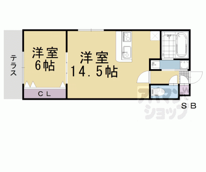 【菊岡家新町館】間取