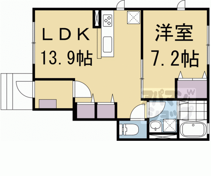 【ファインエレガンス丹波橋】間取