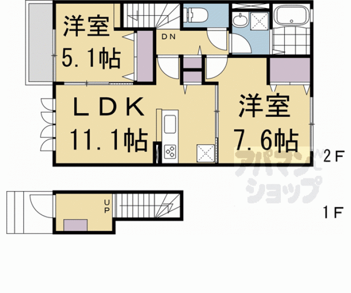 【ファインエレガンス丹波橋】間取