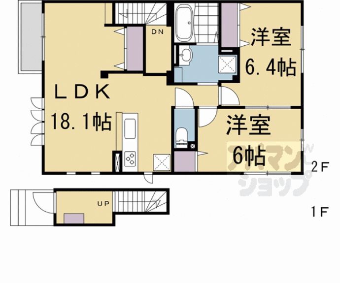 【ファインエレガンス丹波橋】間取