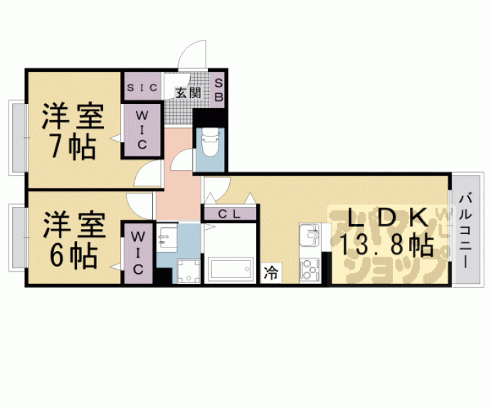 【カーサ・フィオーレ】間取