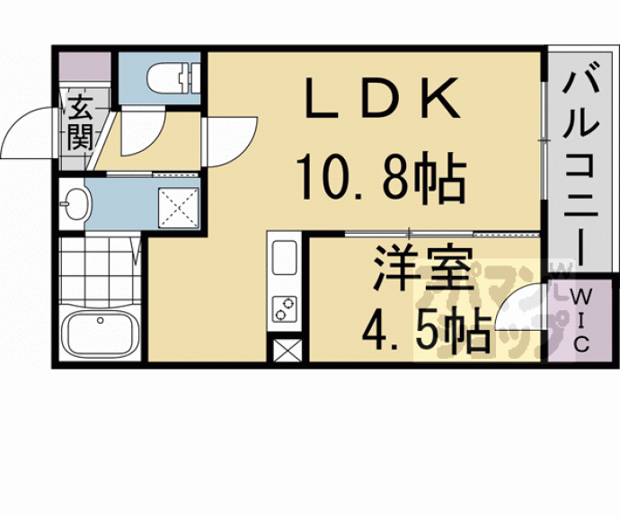 【メゾンドカリーヌ】間取