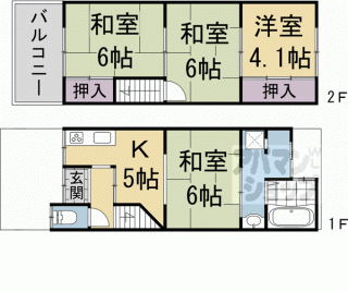 【向島本丸町貸家】