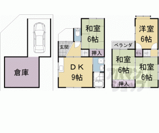 【五ヶ庄新開貸家】