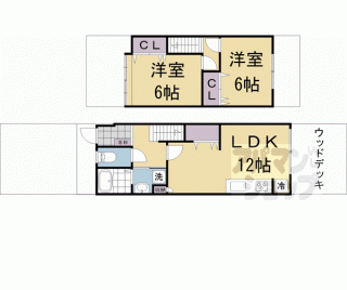 【深草西伊達町貸家】