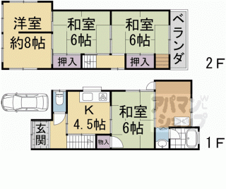 【醍醐池田町貸家】