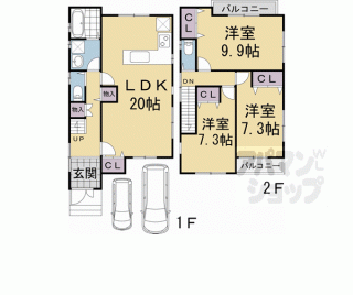 【久我御旅町貸家（久我御旅町２６期３７号地）】