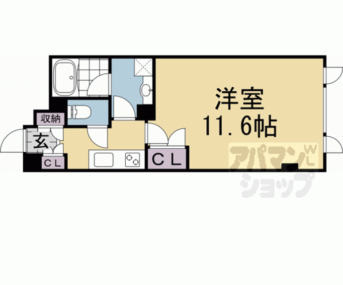 【ＣＡＳＡ太秦広隆寺】間取