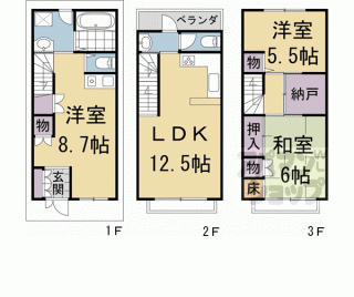 【中京区末丸町貸家】