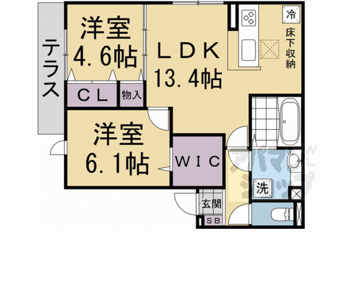 【Ｄ－ｒｅｓｉｄｅｎｃｅ東寺】間取