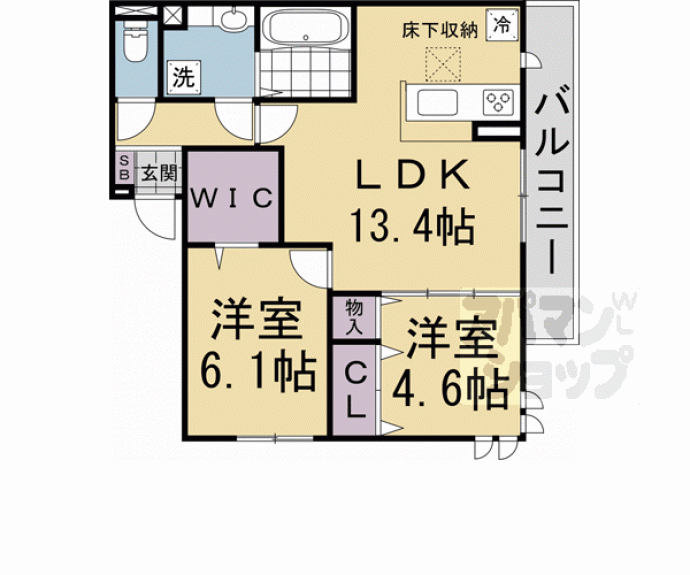 【Ｄ－ｒｅｓｉｄｅｎｃｅ東寺】間取