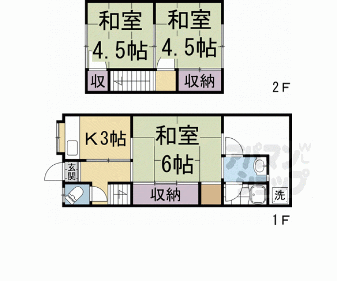 【森口貸家】間取