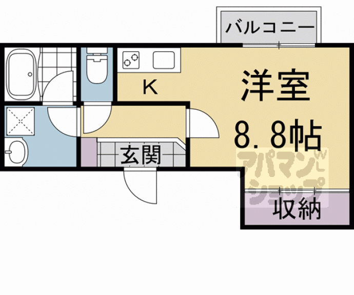 【カスターニャ　フォレスト】間取