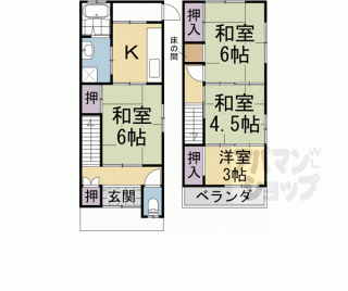 【下鴨蓼倉町１６貸家】