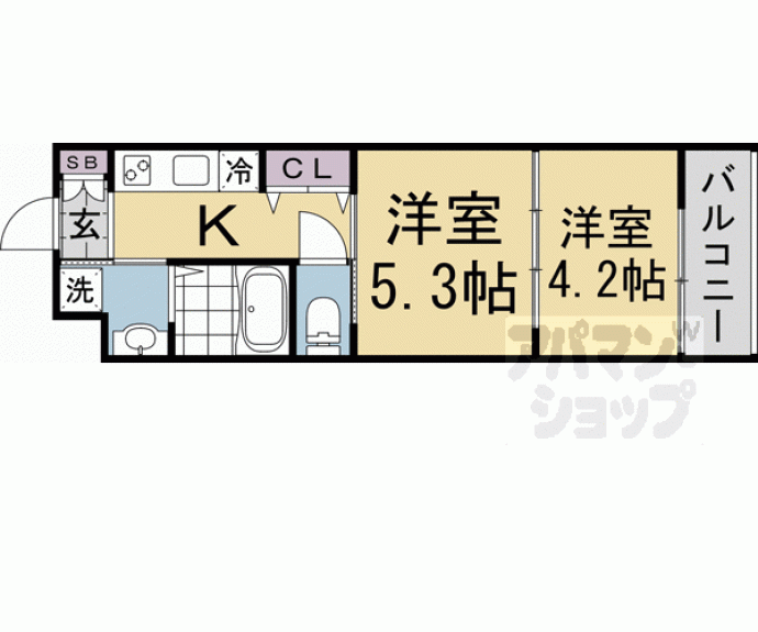 【ＭＪＣ京都丹波口】間取