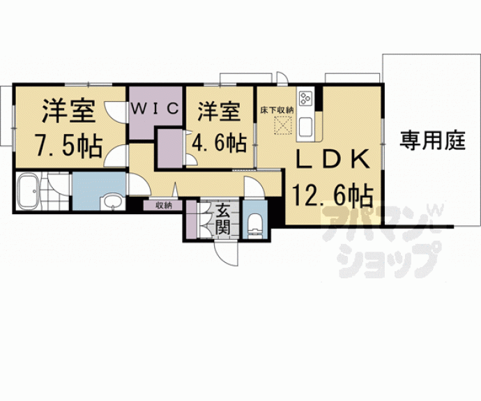 【シャーメゾン箱ノ井】間取