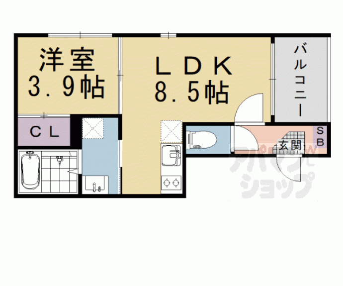 【ハーモニーテラス東野南井ノ上町Ⅱ】間取