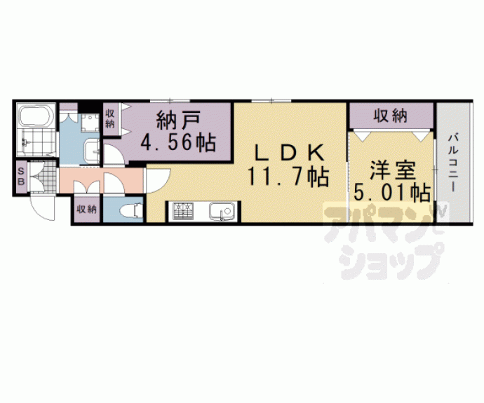 【ＬａＶｉｔａ三条】間取