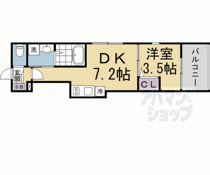 【ハーモニーテラス太秦一ノ井町】間取