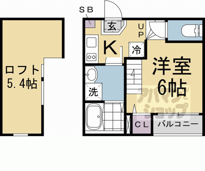 【ハーモニーテラス太秦宮ノ前町】間取