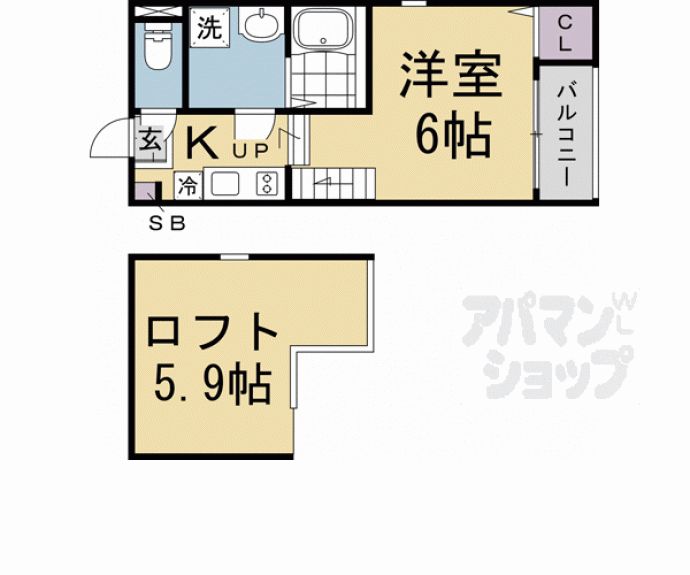 【ハーモニーテラス太秦宮ノ前町】間取