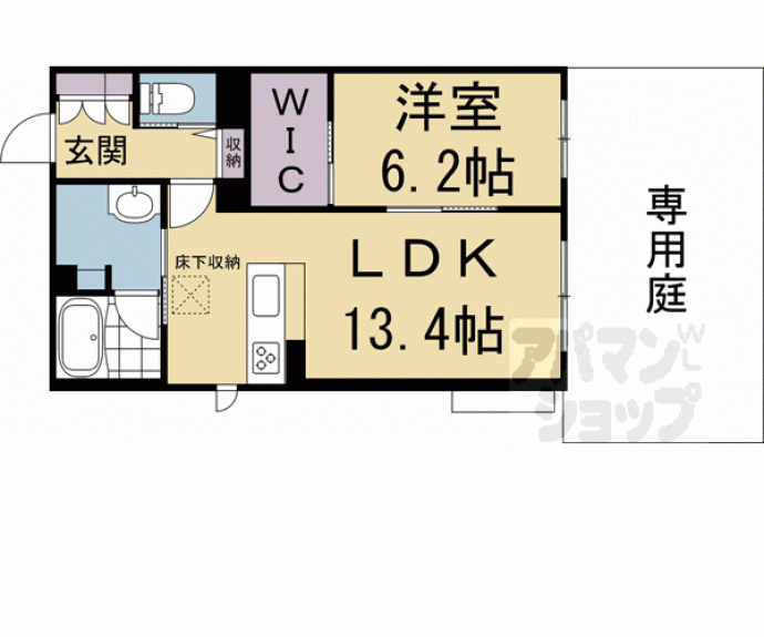 【レフィシア城南宮道東】間取