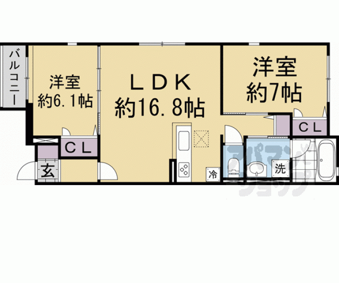 【ＭＯＣＸＩＯＮ壬生】間取