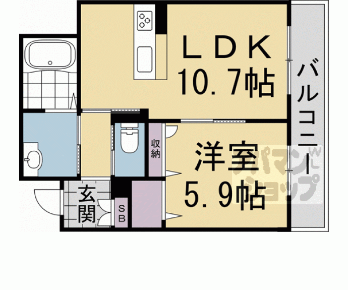 【セントリヴィエ京都嵐山Ⅲ】間取