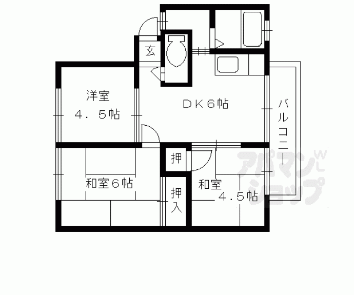 【ドロワー橘】間取