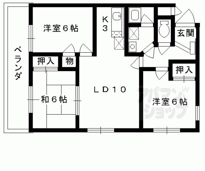 【パラッツォ桂】間取