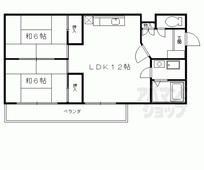 【ミュー花水木】間取