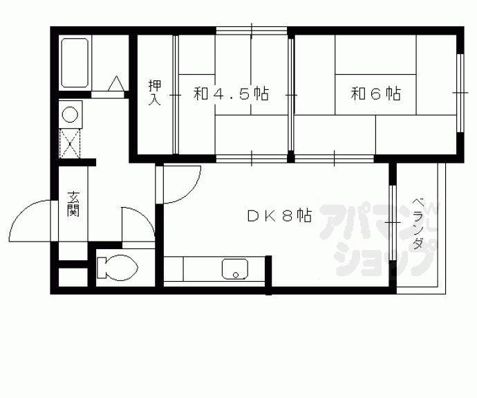 【メゾン・ケンモウト】間取