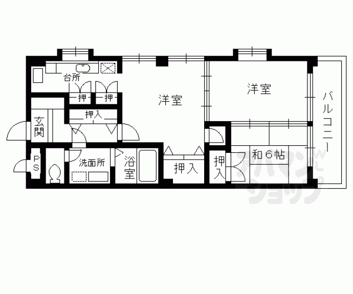 【めぞんＯＳＭ】間取